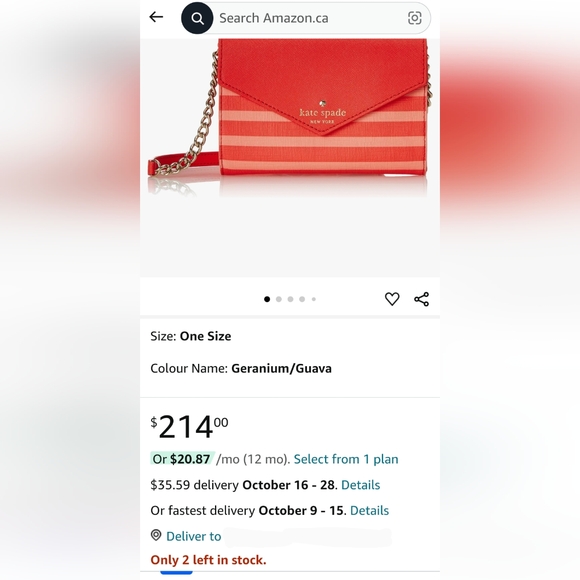 KATE SPADE Fairmount Square Mini Envelope Crossbody - Picture 16 of 16